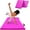 Pink, variant on Antsy Pants Tumbling Mat for Kids – 3-Fold Gymnastics Mat, Easy to Clean, Sturdy, Foldable Tumbling Mat, Padded, Lightweight, Portable, Gymnastics Equipment for Active Play