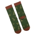 thumbnail image 4 of Chiefly Pineapple and Flower Patterned Long Socks for Women and Men, 4 of 4