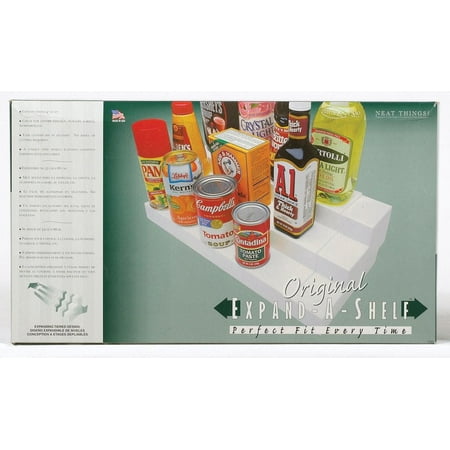 ACE Neat Things Expand-A-Shelf Plastic 8" D White