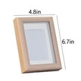 ANMUYUM 7x5 Picture Frame Display Pictures With Mat Or Without Mat Wall