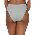 thumbnail image 6 of Smart & Sexy Women's Comfort Cotton High-Waisted Brief Panty, 2-Pack, Style-SA1412, 6 of 13