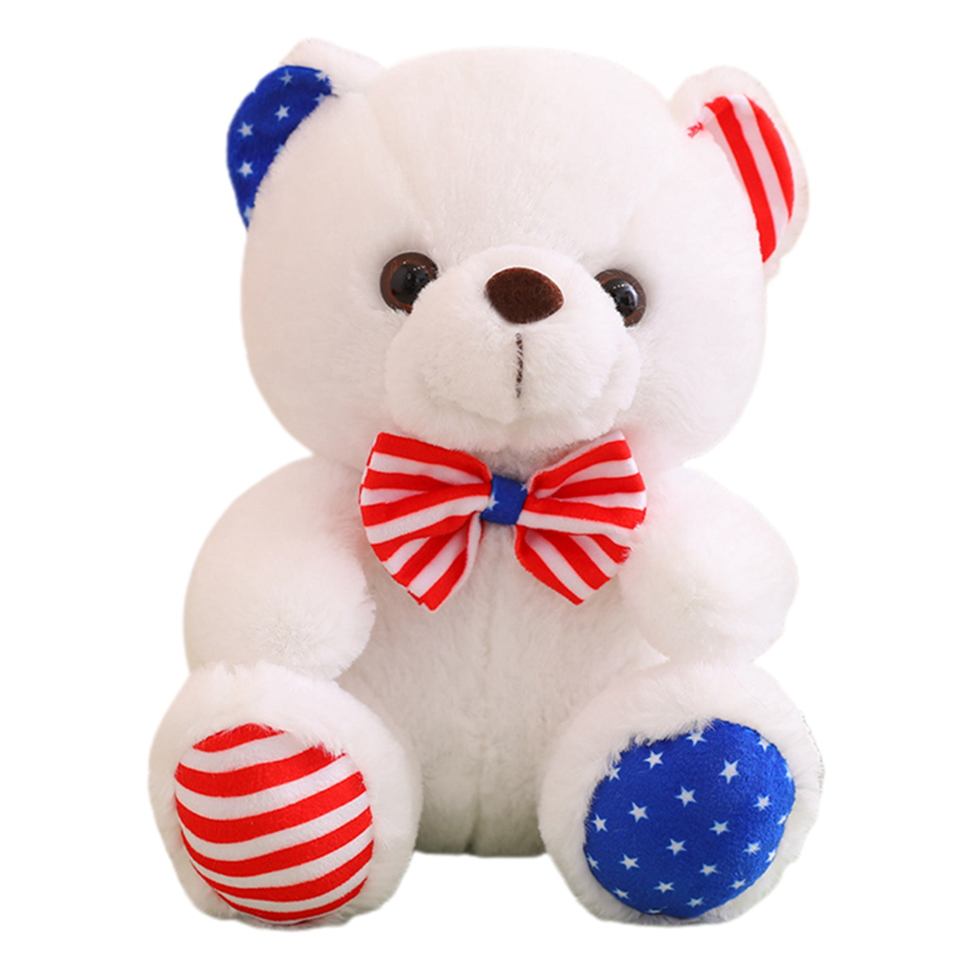 Bear Doll Stuffed Animal 4th of July Patriotic Plush Toy