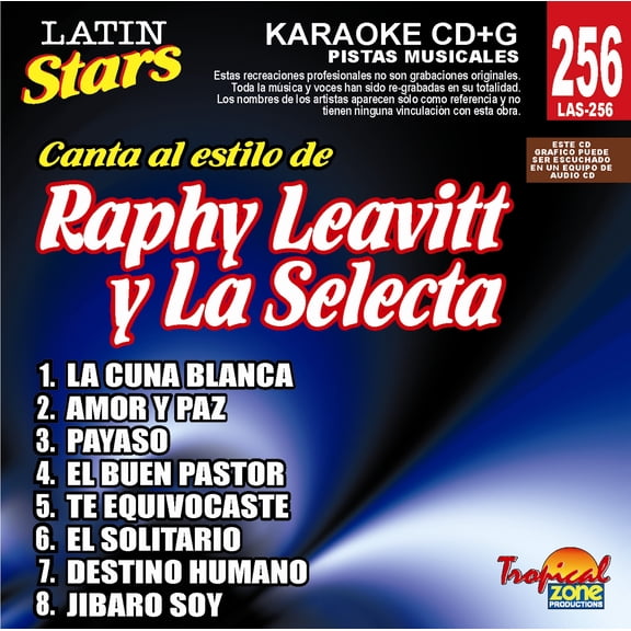 Karaoke Latin Stars 256 Raphy Leavitt y la Selecta