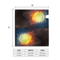 thumbnail image 4 of Picia Tennis Ball On Fire And Water Magnetic Mailbox Cover Standard Size-25.5x21 in, 4 of 9