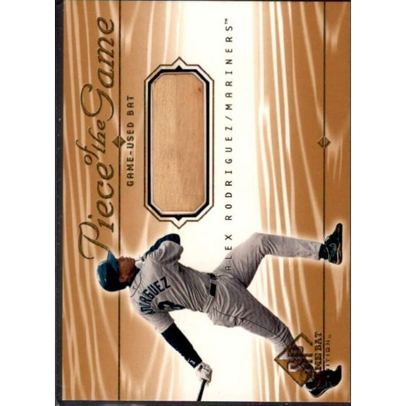 Alex Rodriguez Card 2001 SP Game Bat Edition Piece of the Game #AR