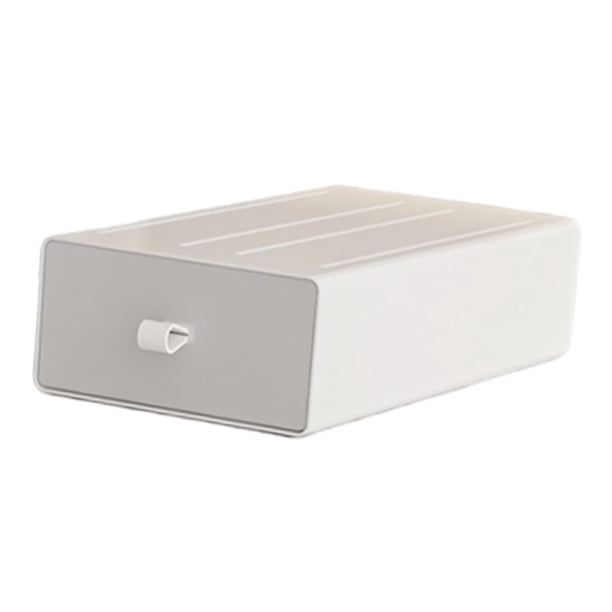 Caja de almacenamiento de escritorio apilable, contenedor para artículos diversos, para guardar manualidades, mesa versátil 20 cm x 10 cm x 5 cm