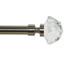 Versailles Home Fashions Crystale Gem Finial Rod Set MSC0330-903