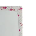 thumbnail image 3 of Ambesonne Flamingo Fitted Sheet, Tropic Birds and Spots, Queen Size, Hot Pink Blush, 3 of 3