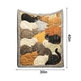 thumbnail image 4 of Pekkaxy Vintage Rooster Plaid Flannel Throw Blanket, 30 x 40 in, Soft and Cozy for Lounging, Perfect for Sofa Snuggling and Farmhouse Decor, 4 of 8