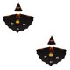 thumbnail image 2 of Ounissouiy Accesorios De Halloween Para Fiestas Unisex Y Fiestas Temáticas Disfraz De Halloween Niños Cosplay Hombre Negro 2Conjunto, 2 of 6