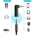 thumbnail image 3 of Paquete de adaptador de audio de 3,5 mm, adaptador de auriculares en ángulo recto, convertidor adaptador auxiliar hembra a macho de 90 grados compatible, 3 of 6