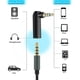 thumbnail image 3 of Paquete de adaptador de audio de 3,5 mm, adaptador de auriculares en ángulo recto, convertidor adaptador auxiliar hembra a macho de 90 grados compatible, 3 of 6