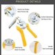 thumbnail image 3 of Hog Ring Pliers Kit,Hog Ring Chicken Duck Goose Dog Cat Kit, 3 of 5