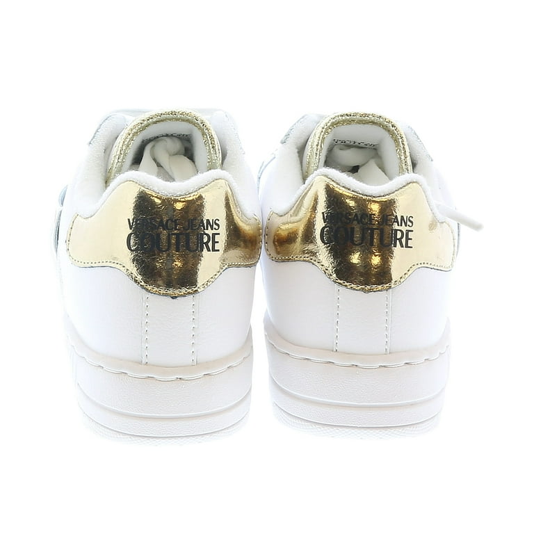 Versace Jeans Couture Low Top Signature White/Gold Sneakers-9 for