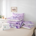 thumbnail image 6 of Castle Fairy Teens Boys Girls Xmas Snowman 7-Piece Bedding Comforter Set,Happy New Year King Bedding Sets,Festival Theme Ultra Soft Bed Sheets,Ultra Soft Home Decor, 6 of 8