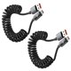 thumbnail image 1 of 120W Quick Power Cable Reinforced Spring USB C to Type C Nylon and Metal Texture Suitable for Various Portable Devices red, 1 of 4