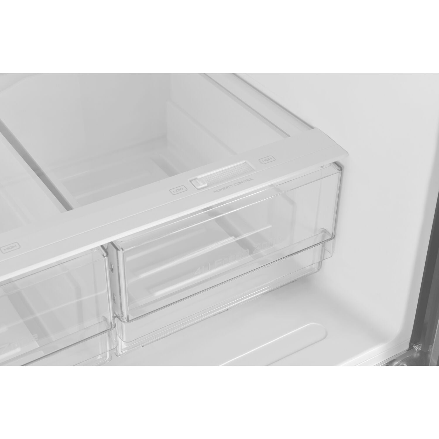 Galanz 16 Cu. ft. 3-Door French Door Refrigerator with Ice Maker, Stainless Steel, 28.35"W Condition, New