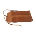 thumbnail image 3 of Classic Leather Tool Roll Bag for Compact and Organized Hardware Storage, 3 of 12