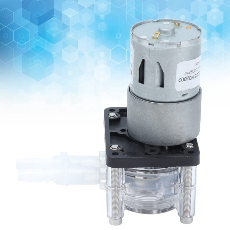 Aquarium Drip Metering Pump 12V Industrial Peristaltic Metering Pump 500ml/min Vacuum Miniature Dosing Pump Enduring