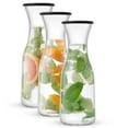 thumbnail image 4 of Brightware Hali Glass Pitcher with Lids – 36 oz – Set of 3, 4 of 8