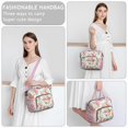 thumbnail image 6 of Pioneer Flower Floral Print Pattern Womens Lunch Box for Work,Insulated Large Lunch Bag for Tween and Teen,Loncheras Para Mujer,Leakproof Adult Lunch Bag for Work,Beach,Travel,Picnic,Camping, 6 of 7