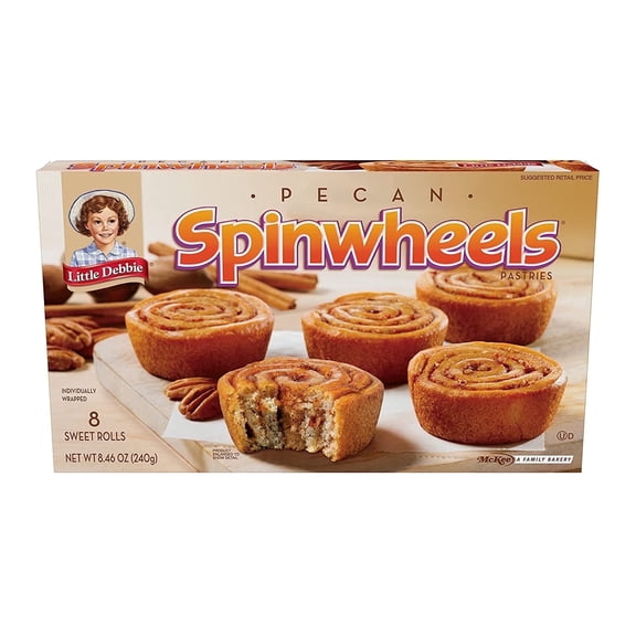 Little Debbie Pecan Spinwheels, 8 ct, 8.46 oz
