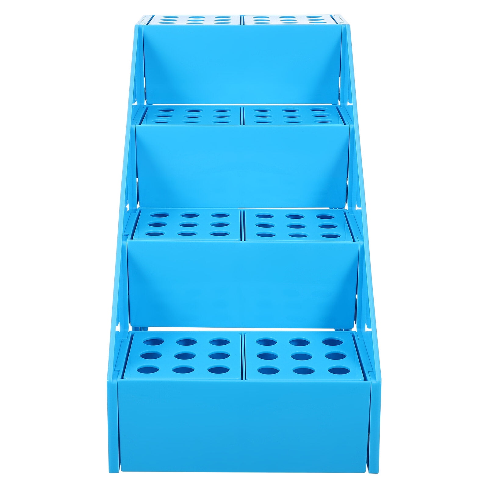 Trapezoid Shaped Testtube Holder Detachable Test Tube Stand 72hole