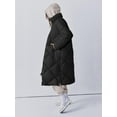 thumbnail image 2 of Women's Quilted Puffer Jacket Long Coats Zip Up BaggyOuterwear with Pockets, 2 of 5
