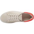 thumbnail image 5 of Women's ECCO Soft 7 Street Sneaker Vanilla/Coral Neon/Lion Full Grain Leather 35 M, 5 of 6