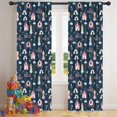 thumbnail image 5 of Blackout Kids Curtains,Dark Blue Little Princess Pattern Childrens Insulated Curtains Set Of 2,Bedroom Essentials,Toddler Room Decor 42"x84", 5 of 5