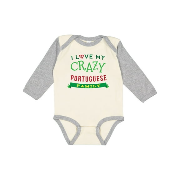 Inktastic Portuguese Family Reunion Funny Boys or Girls Long Sleeve Baby Bodysuit
