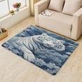 thumbnail image 2 of Jungle Tiger Area Rug 3x5, Animal Rugs for Entryway Bedroom Living Room, Tiger Home Decor Carpet, Machine Washable Rug, Non Slip Soft Low Pile Throw Rugs, 2 of 7