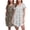 B1-Set1, variant on Women Plus Size Nightgowns 2pc Short Sleeve Sleepwear Comfy Loose Sleepshirt with Pockets