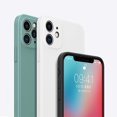 thumbnail image 2 of Classic Straight Edge iPhone 11 Pro X XR Xs Max Liquid Silicone All-Inclusive Lens Cube Square Phone Case (Lavender ash, iPhone 11 Pro Max), 2 of 8