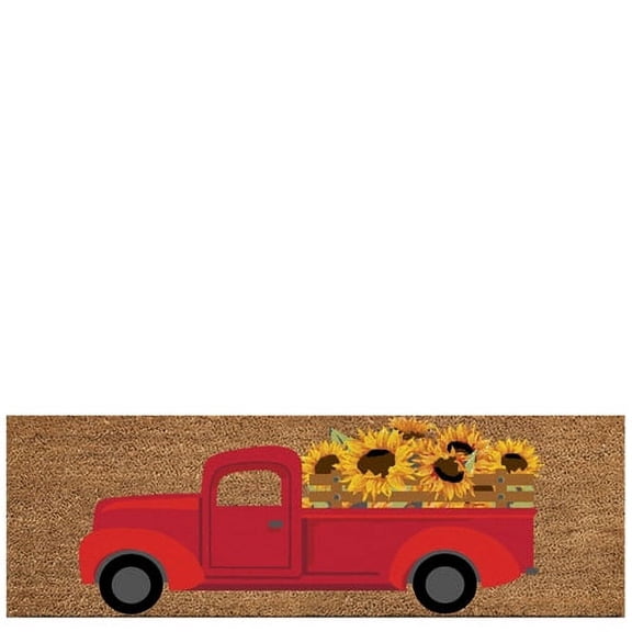 Red Truck Coir Switch Mat
