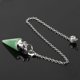 thumbnail image 2 of Cabeza de cristal de amatista en polvo, verde, con forma de Dongling, joyería cónica, unisex, para decoración del hogar, 2 of 4