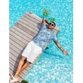 thumbnail image 5 of COOFANDY Men Summer Beach Shirts Hawaiian Shirt for Men Short Sleeve Cruise Must Haves Outfits, 5 of 9
