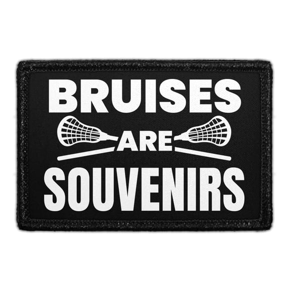 Lacrosse - Bruises are Souvenirs - Removable Patch