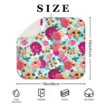thumbnail image 3 of Microfibre Drying Mat for Kitchen Pioneer Dish Drying Drainer Mat Absorbent Colorful Floral Drying Mat Washing Up for Glass, Plate & Cup 16inch X 18inch, 3 of 7