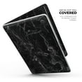 thumbnail image 2 of Design Skinz Smooth Black Marble Full-Body Wrap Scratch Resistant Decal Skin-Kit Compatible with MacBook 13" Pro (A1708), 2 of 5