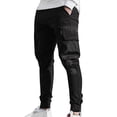 thumbnail image 1 of Men Multi-pockets Cargo Combat Pants Jogging Work Slim Fit Joggers Trousers Tracksuit Bottoms3XL, 1 of 5