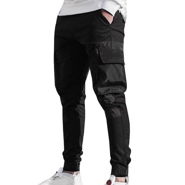 Men Multi-pockets Cargo Combat Pants Jogging Work Slim Fit Joggers Trousers Tracksuit Bottoms3XL