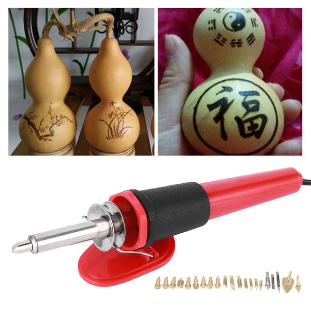 Juego de Soldador Eléctrico ANGGREK Pluma Para Quemar Madera 30W