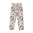 thumbnail image 4 of Xecao Rose Flowers Men's Straight Lounge Pajama Pants: The Ultimate in Comfortable Sleepwear, 4 of 9
