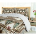 thumbnail image 5 of Ambesonne Classic Duvet Cover Set, Opulent Palatial Room Scene, Calking, Ecru Seafoam and Cocoa, 5 of 6