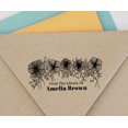 thumbnail image 4 of Printtoo Personalized Blue Self Inking Custom Teacher Stamp Custom Library Rubber Stamper -68 x 30 mm, 4 of 6