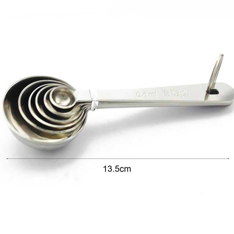 6pc Tritan Plastic Measuring Spoons Clear - Figmint™