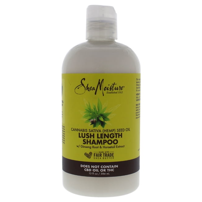 Cannabis Sativa Hemp Seed Oil Lush Length Shampoo by Shea Moisture for