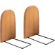 thumbnail image 5 of Natural Bamboo Bookend Large Capacity Office Book Ends Anti Slip Book Stand Holder Bookshelf Ends Fo, 5 of 5