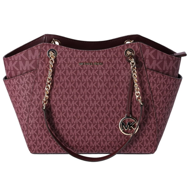 Bandolera Michael Kors Jet Set Travel Large Oxblood